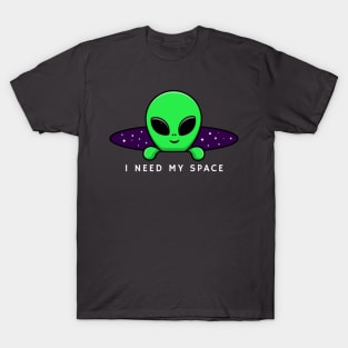 Introverted Vibes i need my space T-Shirt